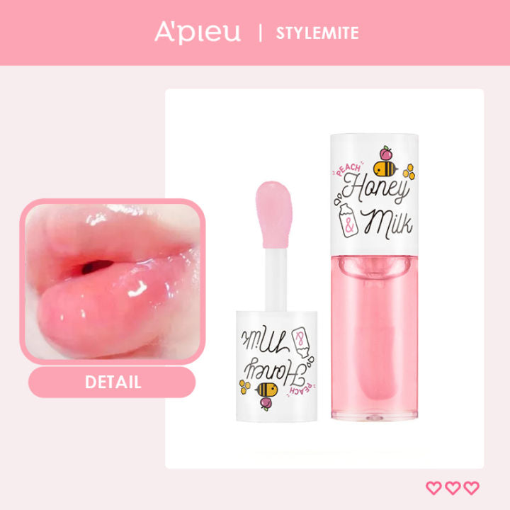 Lip Oil Nourrissante Peach Honey Milk