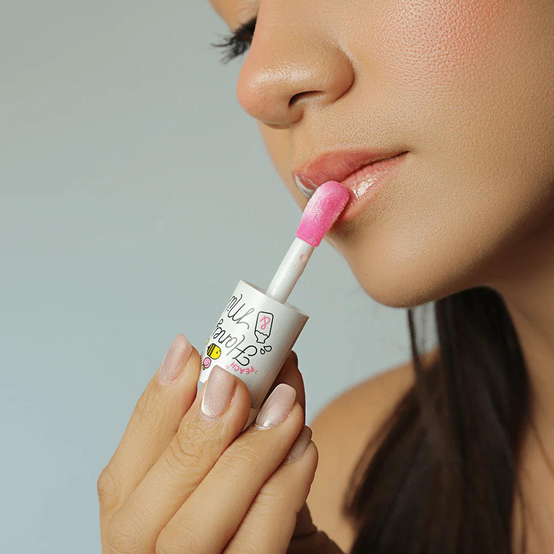 Lip Oil Nourrissante Peach Honey Milk